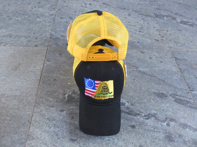 Gadsden Betsy Ross Trucker Style Embroidered Cap