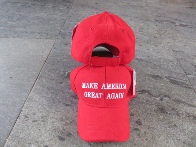 MAGA Red Trump Style Embroidered Cap