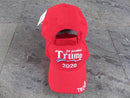 Trump for President 2020 Red Embrodiered 100% Cotton Cap