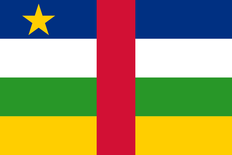Central African Republic Flag 3x5ft Poly