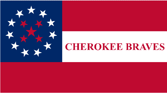 Cherokee Braves 3'X5' Flag ROUGH TEX® 100D