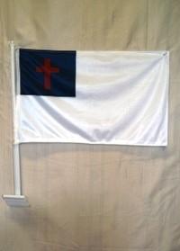 Christian 12"x18" Car Flag Double Sided