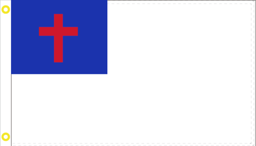 Christian 3'x5' Flag ROUGH TEX® 68D Nylon