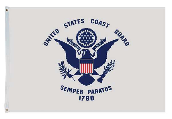 United States Coast Guard U.S. Military 2'x3' Boat Flags 150D Flag Rough Tex ®Double Sided Expertly Printed