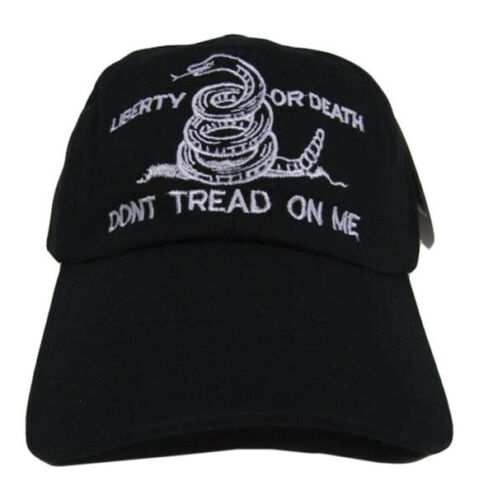 GADSDEN Liberty or Death Black CAP / HAT Culpeper