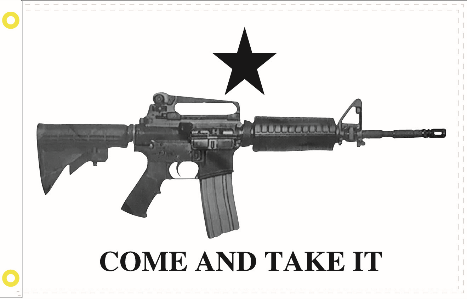 Come & Take It (M4) 2'x3' Flag 100D