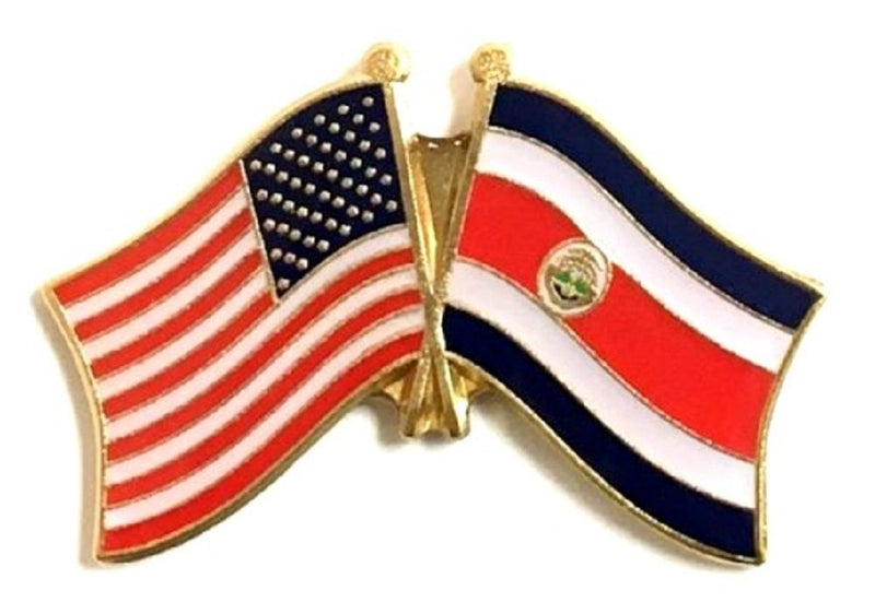 USA Costa Rica Lapel Pin