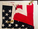 UNITED STATES OF AMERICA FLAG 100% COTTON SEWN & EMBROIDERED AMERICAN USA FLAGS