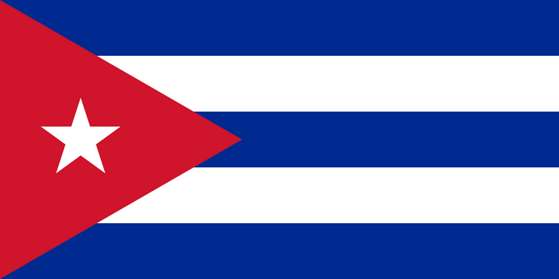 Cuba Flag 3x5ft Poly