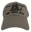 GADSDEN Liberty or Death Tan Khaki CAP / HAT Culpeper