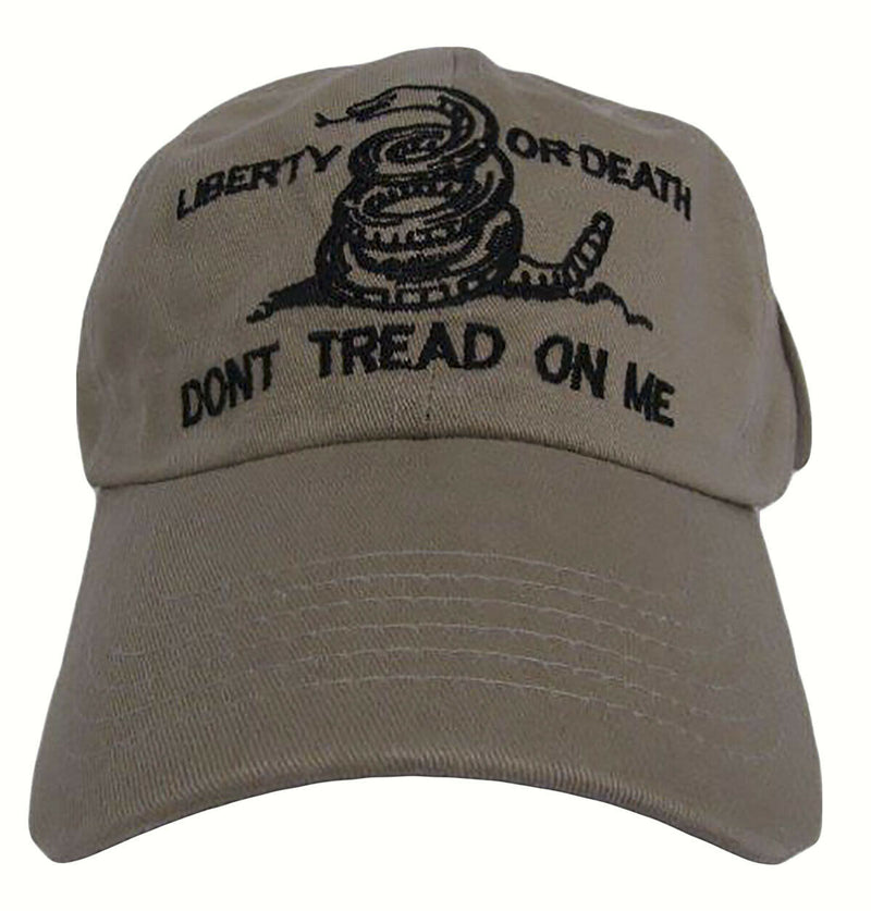 GADSDEN Liberty or Death Tan Khaki CAP / HAT Culpeper