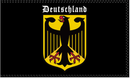 Deutschland Black 2'x3'  Double Sided Flag Rough Tex® 100D