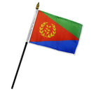 Eritrea Stick Flag In Poly 4''X6''
