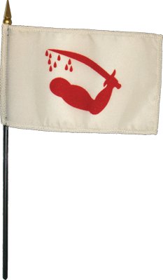 Dimmit Goliad Stick Flag In Poly- 4''x6'' Rough Tex®