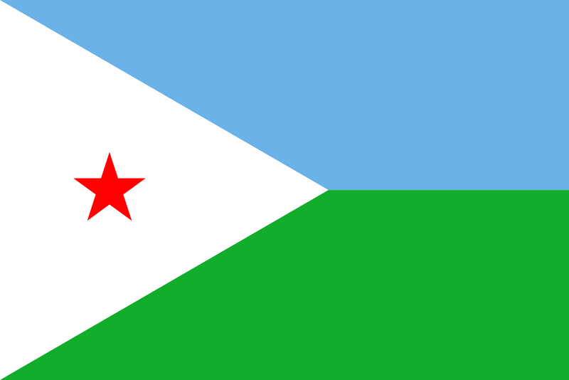 Djibouti Flag 3x5ft Poly