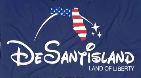 DeSantisland Gov. Ron DeSantis Florida USA Flag 3x5 Feet Rough Tex Florida Land of Liberty