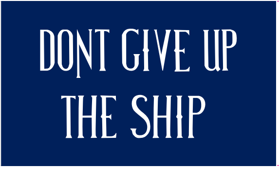 Commodore Perry  3'X5' DOUBLE Sided Flag ROUGH TEX® 100D Blue