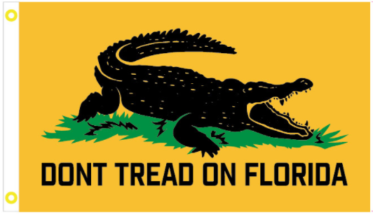 Don't Tread On Florida Gator 3'X5' Flag Rough Tex® 100D