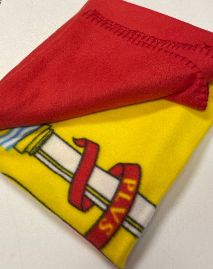 Spain Flag Deluxe Polar Fleece Blanket