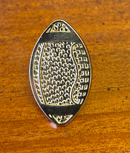 Gold Football Lapel Pin