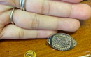Gold Football Lapel Pin