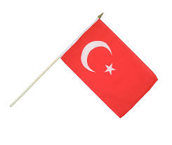 Turkey Stick Flag In Poly- 4''x6'' Rough Tex®