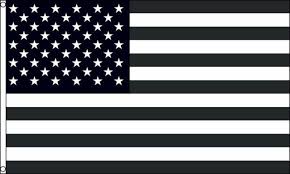 Black & White USA 3'X5' Flag Rough Tex® 100D