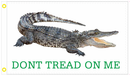 Don't Tread On Me Gator White  3'X5' Flag ROUGH TEX® 100D