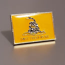 Gadsden Don't Tread On Me Rectangle Lapel Pin