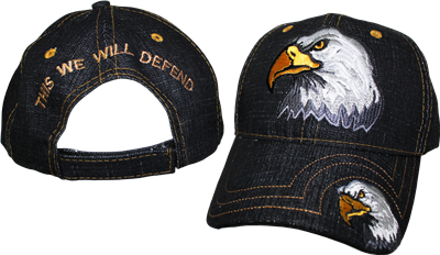 THIS WE WILL DEFEND AMERICAN EAGLE WE DEFEND CAP USA EMBROIDERED HAT