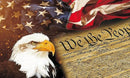 We the People America Strong USA Eagle Bumper Sticker Made in USA