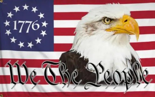 American We the People American USA Eagle 1776 Betsy Ross 3'x5' Flag 100D