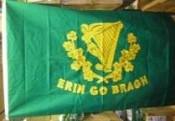 ERIN GO BRAGH IRISH COTTON EMBROIDERED & SEWN IRELAND