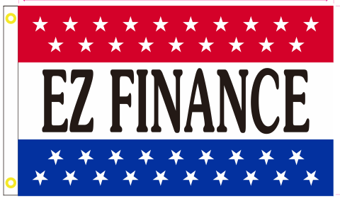 EZ Finance 3'x5' Flag 100D American Easy Finance Business Banner