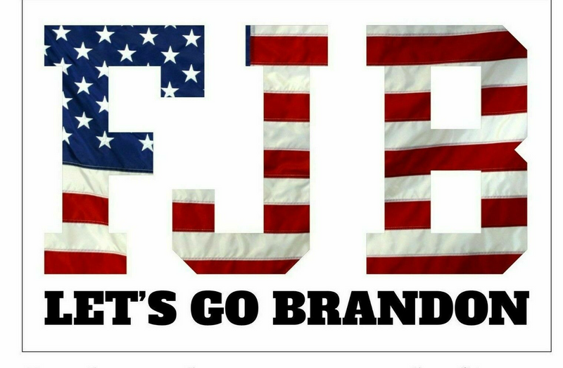 FJB American flag Let's Go Brandon White USA Official 3'x5' TRUMP LGB