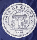 Government Specification Georgia 5'X9.5' Cotton Burial Flag 100% Canvas State Banner