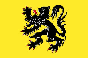 Flanders 12"x18" Flag ROUGH TEX® 100D W/ Grommets