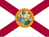 Florida 3'X5' Embroidered Flag ROUGH TEX® 600D Nylon