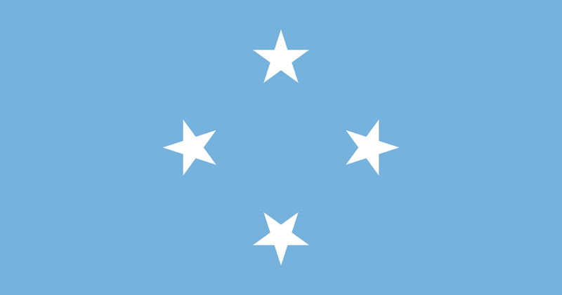 Micronesia, Federated States Of Flag 3x5ft Poly