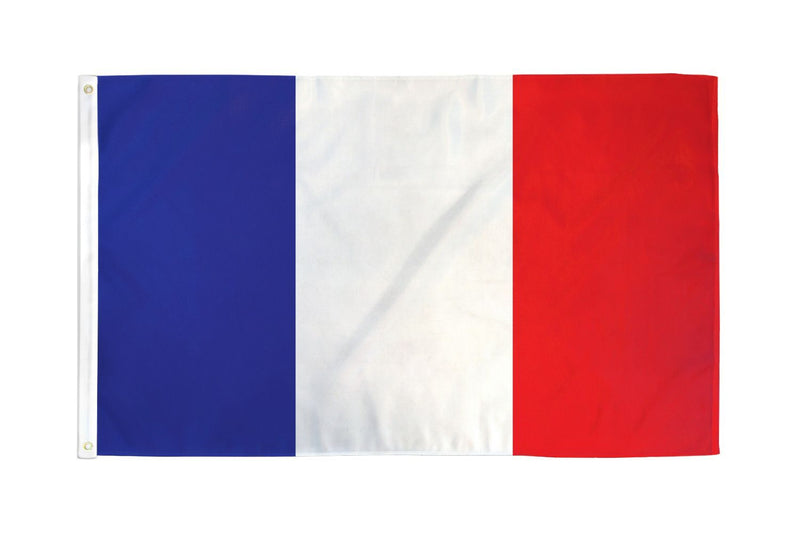 France Flag 3x5ft Nylon 210D