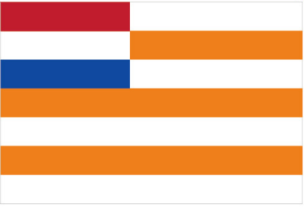 Orange Free State 2'x3' Flag ROUGH TEX® 100D