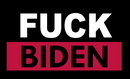 F... Biden 3'X5' Rough Tex® 150D TRUMP FLAG (FUCK Biden Black & Red)