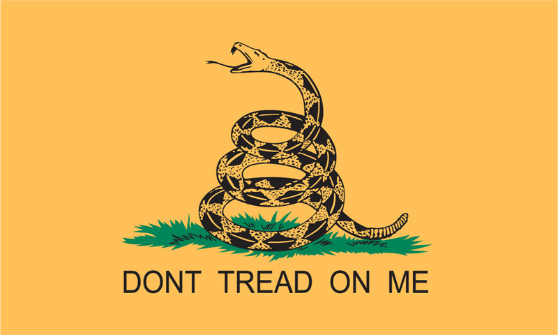 Gadsden Made In The USA Double Sided 3'X5' Flag Rough Tex® 100D
