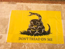 GADSDEN LIVE RATTLESNAKE FLAG A ROUGH TEX RUFFIN ORIGINAL FLAG 3'X5' 100D