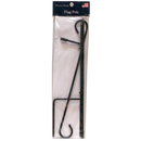 Garden Flag Pole Stand Black Iron