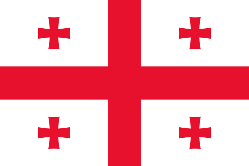 Georgia Country Flag 3x5ft Poly