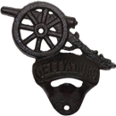 Cast Iron Gettysburg Cannon Bottle Opener Wall Mount