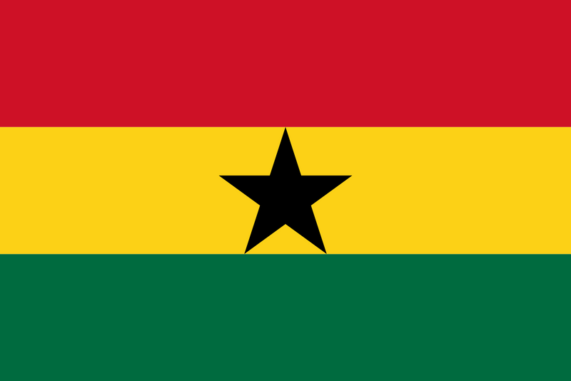 Ghana Flag 3x5ft Poly