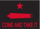 Texas Red Brand Gonzales Blackout Tactical 3'x5' 100D American Heritage Flag Rough Tex ® Come & Take It Double Sided