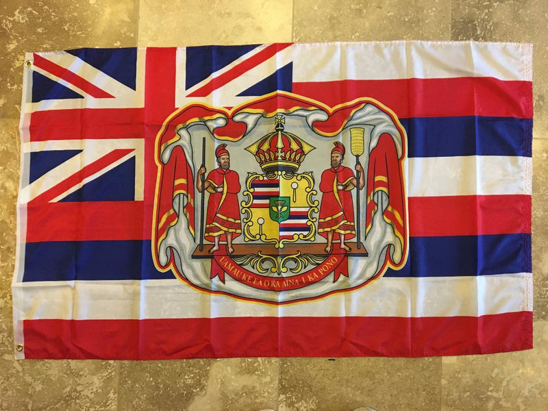 Royal Hawaii Kingdom 3x5 Feet Hawaiian Flag 100D ROUGH TEX ®